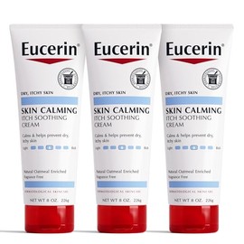 Eucerin Crema calmante para terapia de piel seca, 236.59ml (8oz)                                                                                      