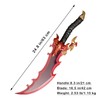 COSWOR 24.8" Anime All Metal Demon King Baran's Sword of