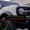 Deliciousticker For 21-25 Bronco Smoke Front Side Markers & 3rd