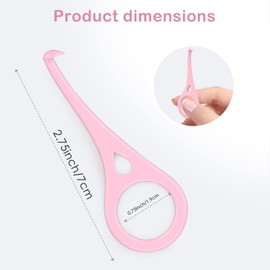 ARGOMAX - Aligner Removal Tool, 20 Invisible Braces Removal Tools, Retainer Remover Tool, Suitable for Removing Braces, Trays, Retainers, Dentures and Aligners(Pink+Dark Blue).