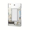 1 Pcs Mirror Light Switch Plates Outlet Covers Durable Wall