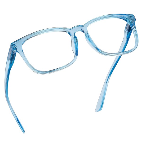 Readerest Blue Light Blocking Reading Glasses (Light Blue, 1.50 Magnification)