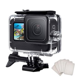 F1TP Waterproof Case for Go Pro Hero 13 12 11 10 9 Black Underwater Diving Housing Protective Case with Action Camera Accessories