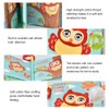 AYNEFY Infant Cloth Book, Reusable Cloth Book Polyester for 6