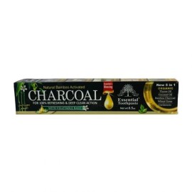 Essential 1-36, Bamboo CHARCOAL Toothpaste By Essential Palace 5 in 1, 100% Fluoride Free