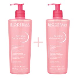 Bioderma Sensibio Gel Moussant 500ml Pack 2 Normal A Sensible Día