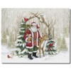 CounterArt Winter Forest Santa 3mm Tempered Glass Cutting Board Manufactured