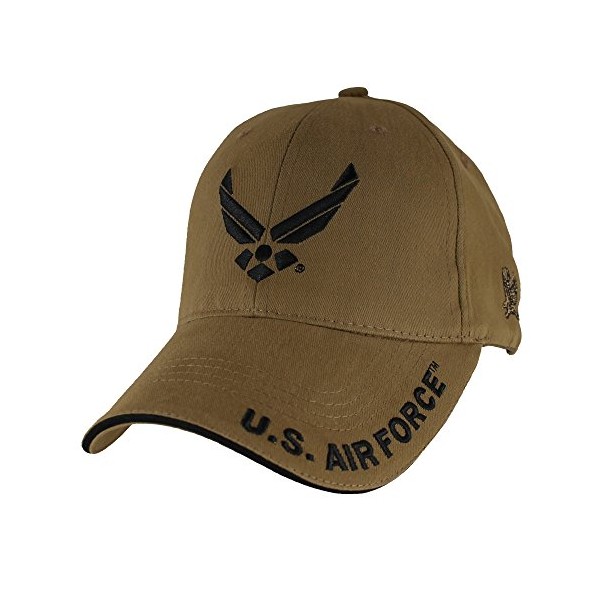 U.S. Air Force Hap Arnold Wings Baseball Hat, Coyote Brown