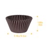 qiqee Jumbo Coffee Cupcake Liners Cupcake Cups Muffin Liner 300-Count