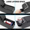 YJYWZH Armrest Box for Nissan Almera Versa 2012-2019 Car Center
