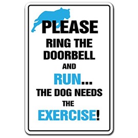 Please Ring The DOORBELL Sign Private no Enter Entry Entrance Buzz | Indoor/Outdoor | 20" Tall