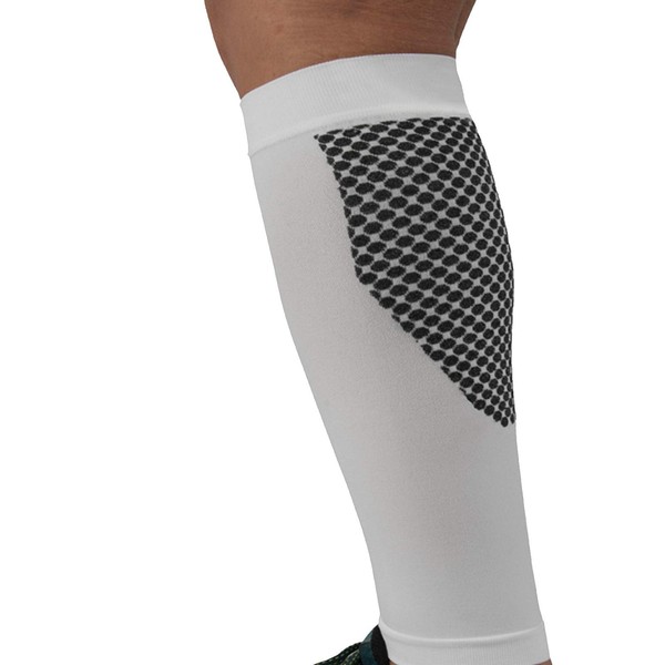 Kinship Comfort Brands® 1 Pair-Compression Calf Sleeve support for Calf Muscle, Shin-Splits and Achilles Pain. Running accessories for Women Men compression calf sleeves | (Available in: S,M,L,XL)