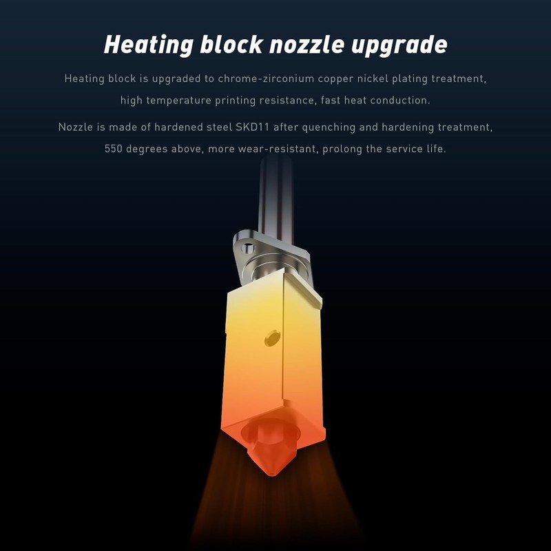 JUUPINE Upgraded Bambu Labs hotend Kit for Bambu Lab X1/X1C/P1P/P1S