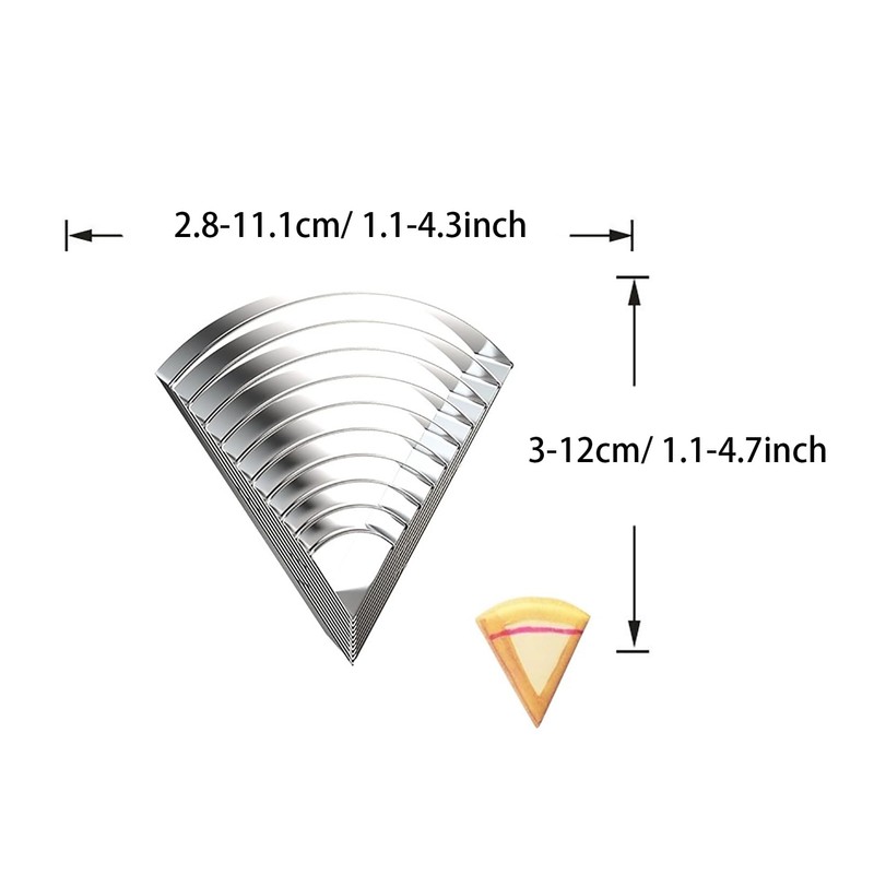 WDYJMALL Pizza Watermelon Slice Cookie Cutters 10-Pc Set - Pizza