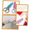 Vaguelly 2 pcs Glitter Manicure Scissor Covers Stylish Protective Case
