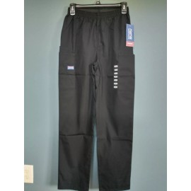 Cherokee Women's BLACK Natural Rise tapered Pull-On Cargo Pant 4200 Size XS