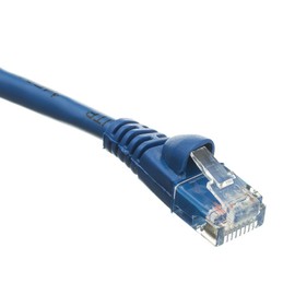 ED741464 CAT5E Blue Hi-Speed LAN Ethernet Patch Cable, Snagless/Molded Boot, 200'