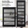 Aluminum Rectangular Air Vent Cover Black Floor Ventilation Grille Louvered