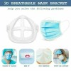 Unbranded 10PCS Face Mask Reusable Holder Inner Support Frame Silicone