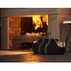 Fire Beauty Large Canvas Log Tote Bag Firewood Log Carrier