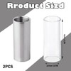 Glass Slide 2 Pieces Stainless Steel Slide Finger and Knuckle
