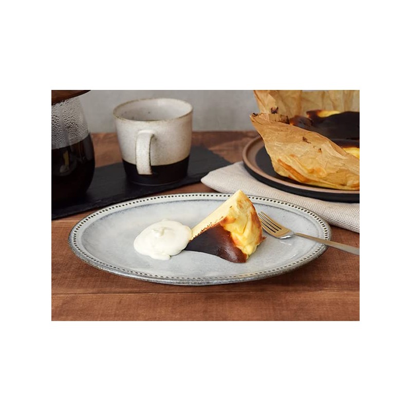 ic-022-01 Tableware East Dot Oval Plate, 9.4 inches (24 cm),