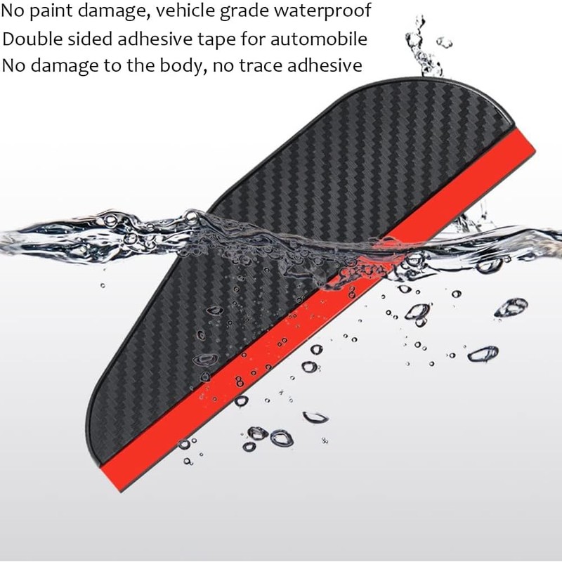2 Piezas Protectores de Lluvia para Espejo Retrovisor de Auto