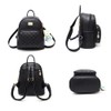 manukori Women's Backpack, Smaller, Girls, Mini Backpack, Leather, Improved Cute,