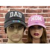 ZKFE Dad Mom Matching Hats for Papa Mama Daddy Mother,
