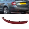 Keenso Rear Bumper Reflector Clear Visibility Rounded Edges Shockproof Replacement