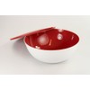 TUPPERWARE Allegra 5.0 L Red White Serving Bowl
