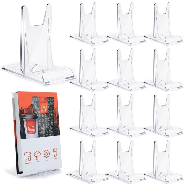 mzfoo mzfoo 20 Pcs Book Stand for Display Acrylic Book