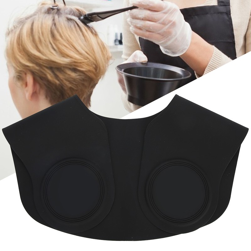 Short Length Hair Cutting Cape Waterproof Silicone Barber Hair Cape