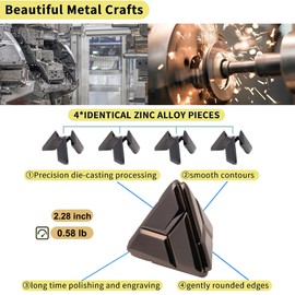 Metal Puzzles 3D-Brain-Teaser Toys: Cool Gadgets Stuff Box Puzzles Toy for Kid Children Teen Adult, ADHD Tools Stress Relief Gift for Office Home School Christmas Triangular Cube