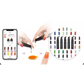 O2nails Valentines Day Sale - 120 Colors One Step Gel Nail Polish Kit/set with UV Lamp