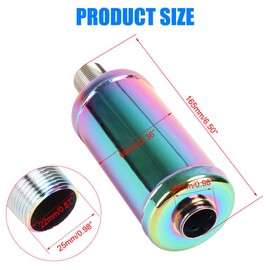 Colorful Muffler Silencer Exhaust for Predator 196cc 212cc 224cc 420cc 5.5HP 6.5HP 7HP Engine Coleman CT200U CT200U-EX BT200X RB200 RT200 Massimo Baja MB200 Clone GX160 GX200 KT196 Mini Bike Go Kart