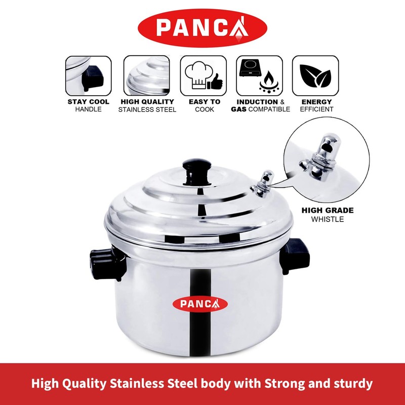 PANCA Idli Maker 4 Plates,Stainless Steel Idli Cooker Induction And