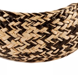 Nice Two-Tone Designer Inspired Natural Raffia Headband Hair Band Fashion Accessory