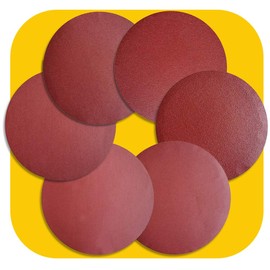 TPmax 60 PCS 150mm NO-Hole PSA Aluminum Oxide Sanding Disc, Self Stick(10 Each of 60 100 150 180 240 400)