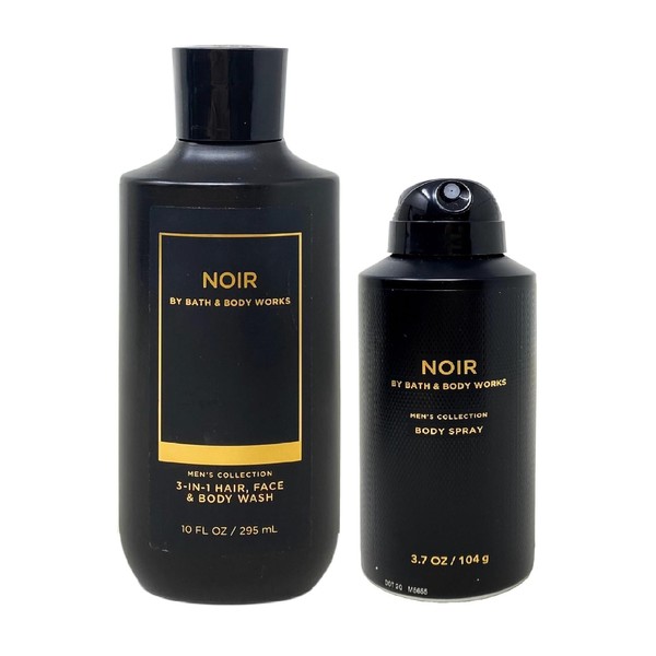 Generic Bath and Body Work Men's Collection NOIR 2 Piece