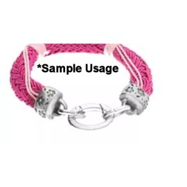 BeadSmith Clasp, 2 Sets Large Gunmetal Plated 20x16mm Self Closing Hinged Bail Clasps