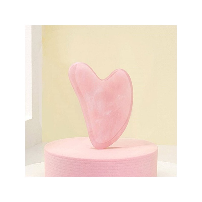 갈사 로즈쿼츠 지압봉 지압 하트 괄사 마사지 얼굴 Gua Sha