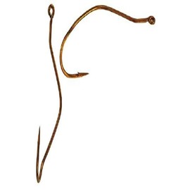 Mustad UltraPoint Slow Death Special Bend Aberdeen Hook (Pack of 25), Bronze, 2