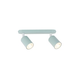 Licht-Erlebnisse Children's Room Light Ceiling Mint Green 35 cm Long Metal Adjustable GU10 Ceiling Light Children's Ceiling Spotlight Baby Room