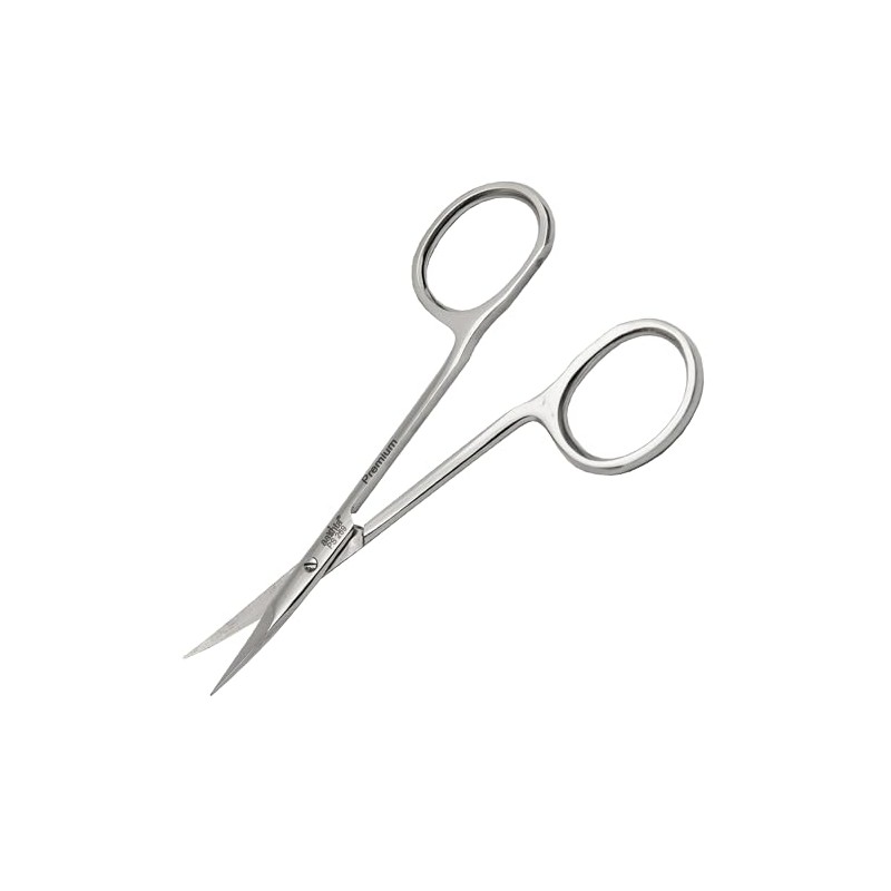 Tijera Punta Fina Curva Para Manicure Aashta Premium PS-269