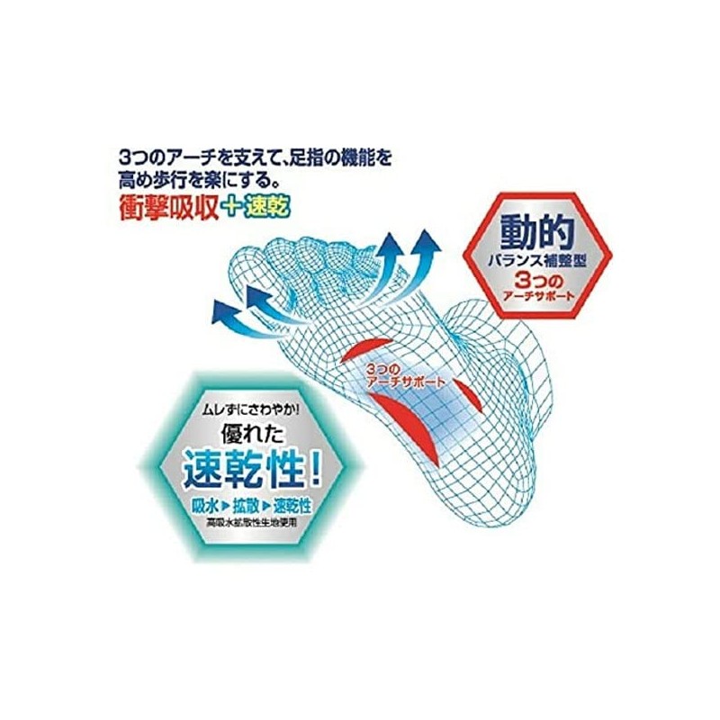 Insole DSIS Sorbo Healthy Quick-Dry + Antibacterial, Odor-Resistant, Mold-Resistant, gray
