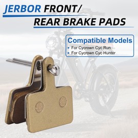 Jerbor Ebike Pastillas de freno para CYCROWN CycRun CycHunter