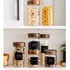 v2croft 168 Storage Labels for Containers, Minimalist Black Matte Stickers,