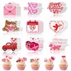 SANNIX 72Pcs Valentines Day Cupcake Toppers Decorations Happy Valentines Day