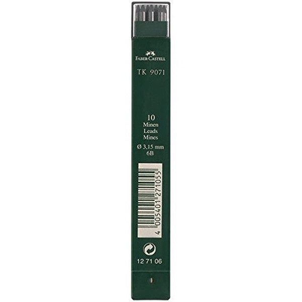 Faber-castell Tk9071 3.15mm 6b Leads (Pack of 10)